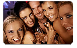 San Francisco Bay Wedding Party Bus Service